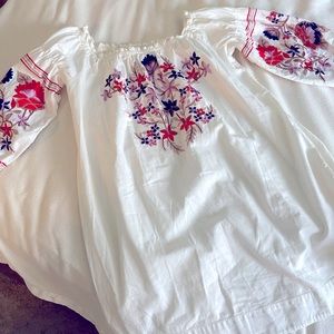Free people embroidery dress